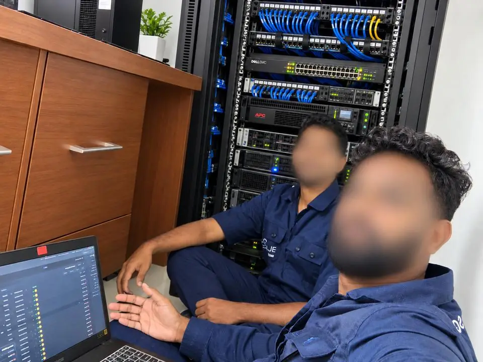 Rack & NVR set-up