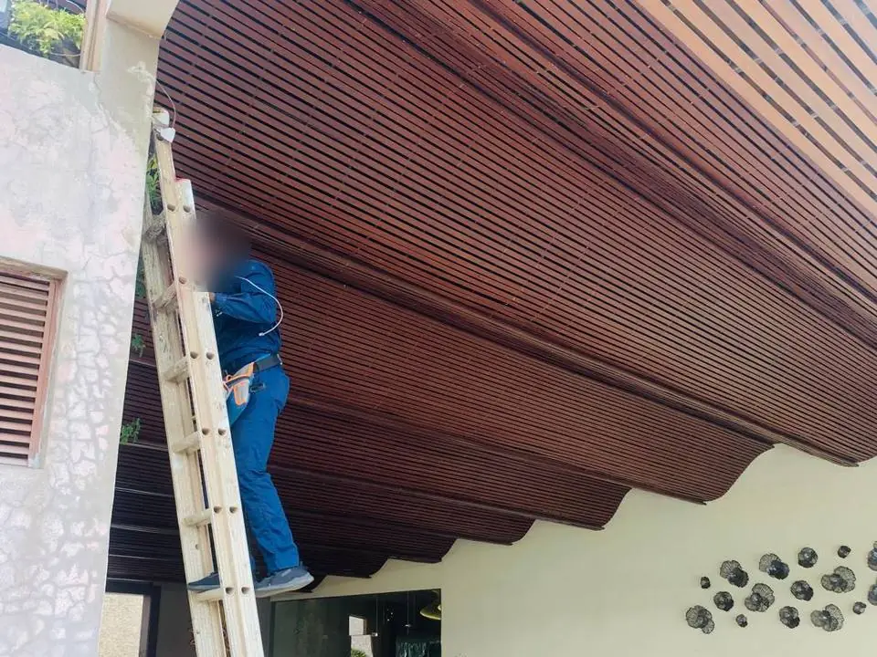 High-ceiling installs, done safely